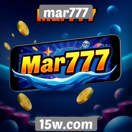 Experiência móvel no site de jogos mar777
